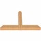Ekena Millwork Portland Timber Gable Bracket, Western Red Cedar, 60"W x 38"H x 5 1/2"D x 5 1/2"F, 15/12 Pitch GBW060X38X0606POR00SWR - alternate 4